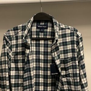 Mizzen+Main Men's City Flannel Twill Shirt NWT